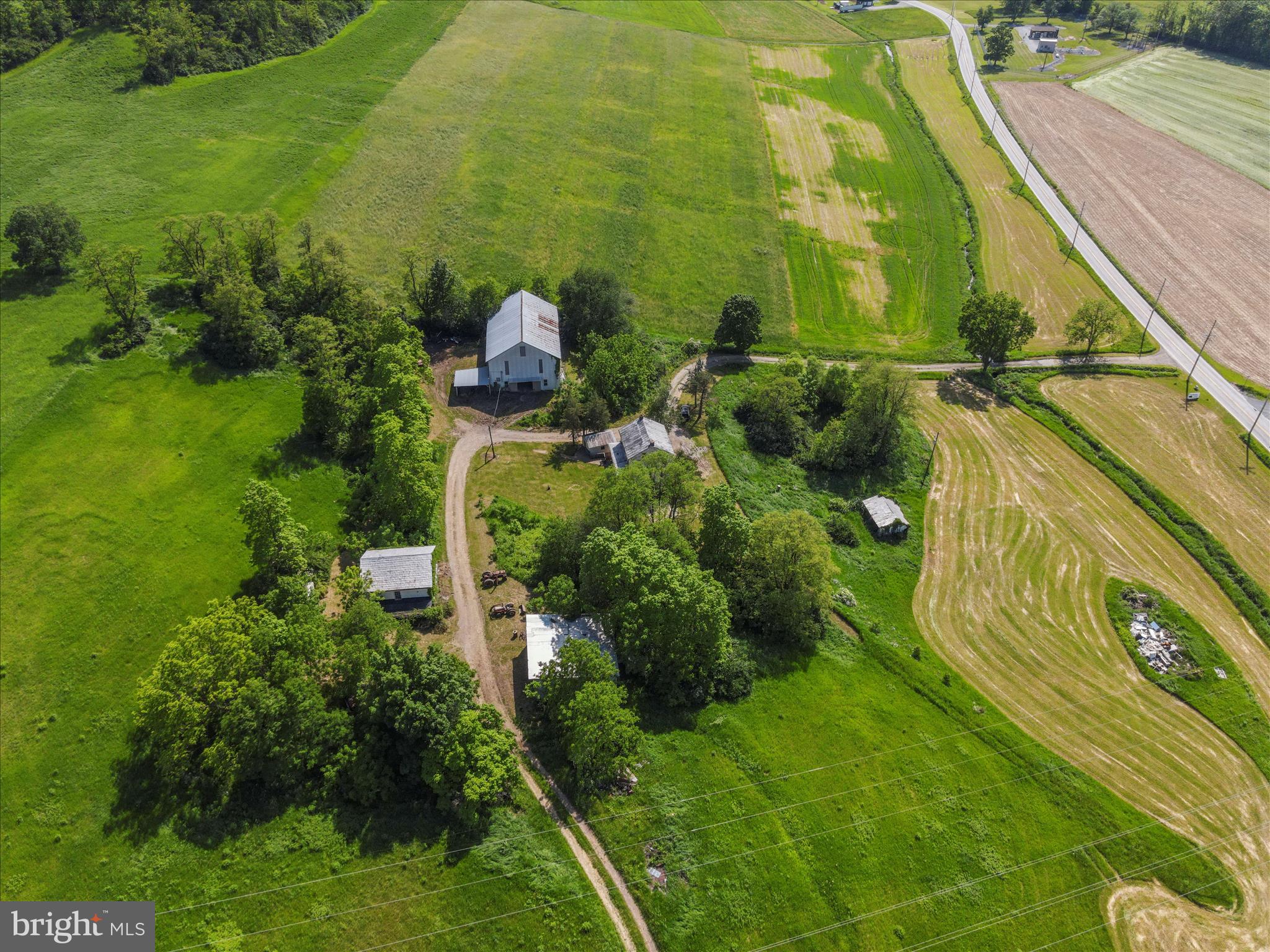 925 Blain Road Blain, PA 17006 - Photo 26 of 39 Aerial of all the Buildings on the Farm