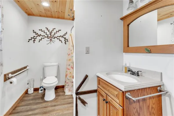 a bathroom with a sink and a toilet