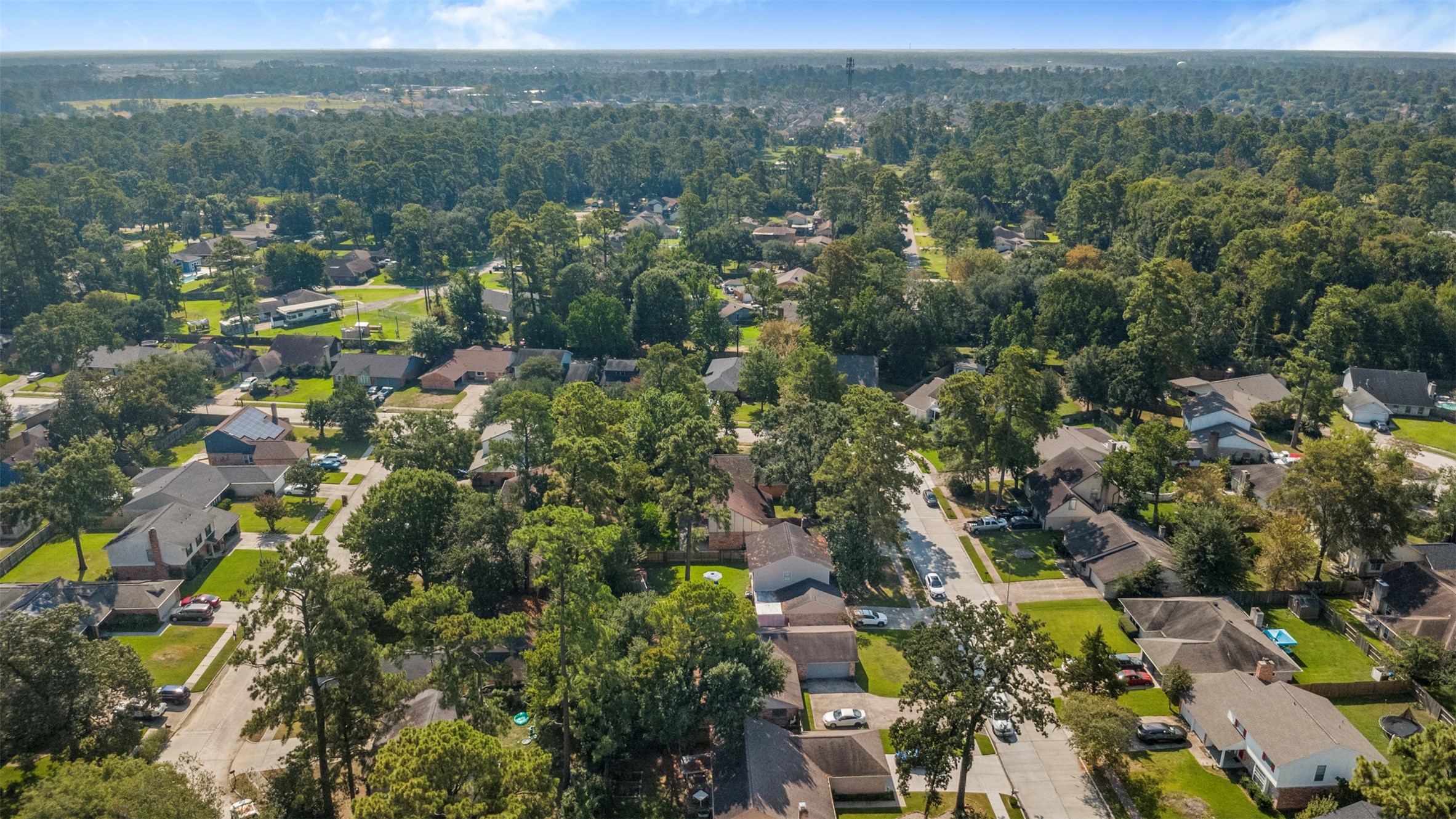 25306 Mill Pond Lane Spring, TX 77373 - Photo 34 of 37 an aerial view of multiple house