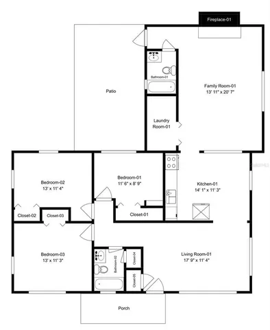 a picture of a black and white photo