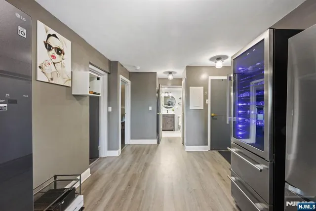 a view of a hallway with interior of the house