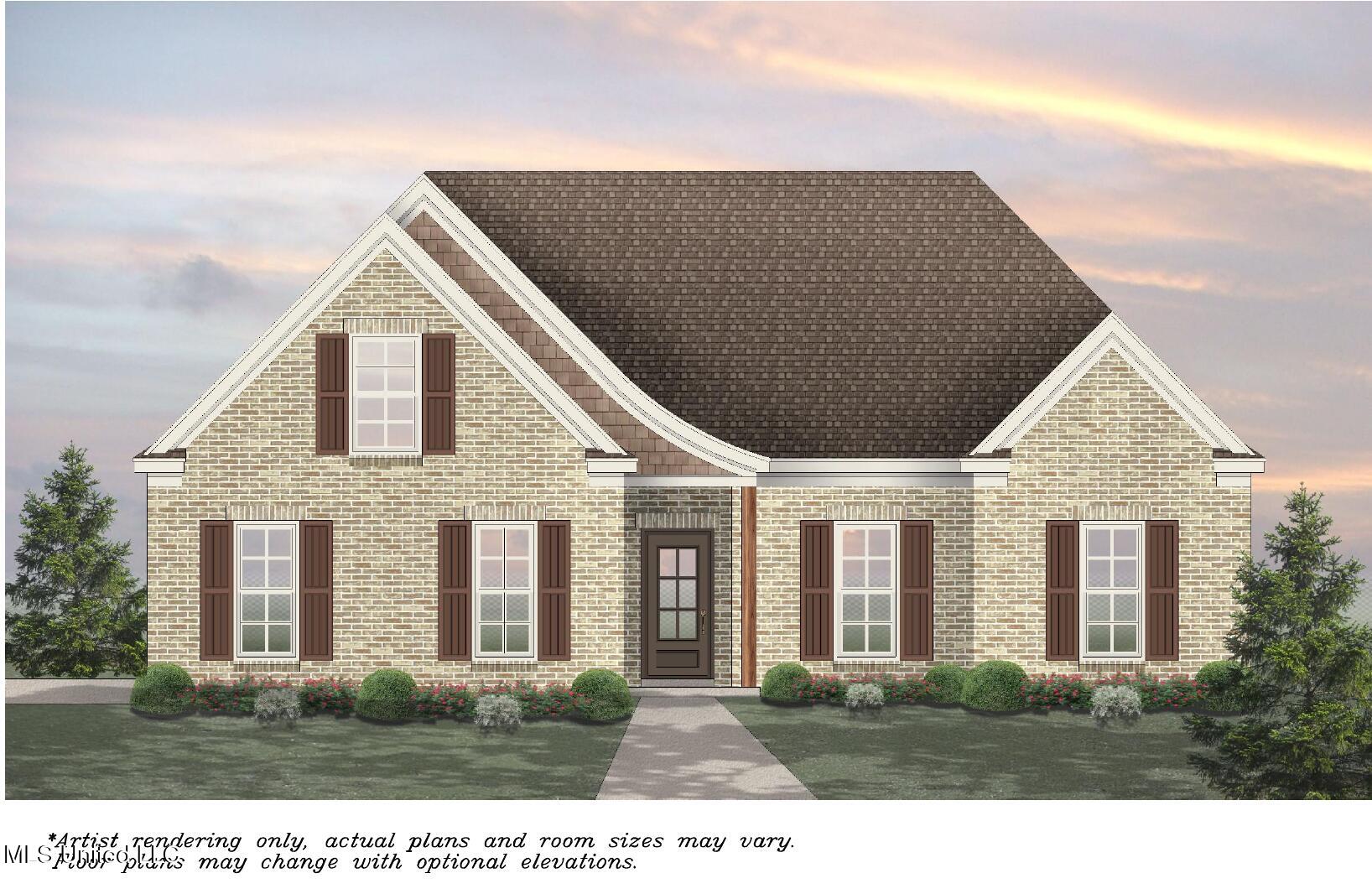 1734 Winningham Drive Hernando, MS 38651 - Photo 2 of 27 Abberley B Top Rendering No Logo