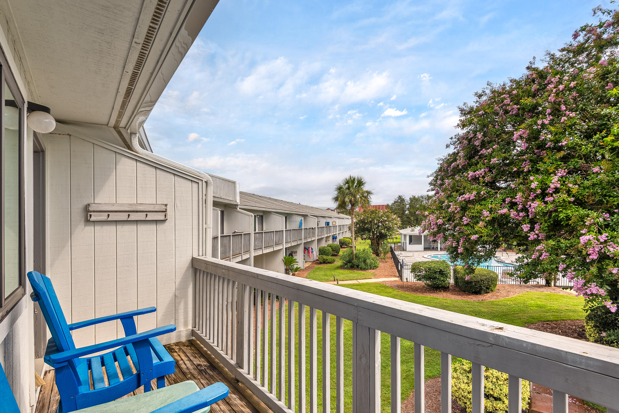 3605 East County Highway 30A, Unit 223 Santa Rosa Beach, FL 32459 - Photo 16 of 30 a view of staircase from a balcony