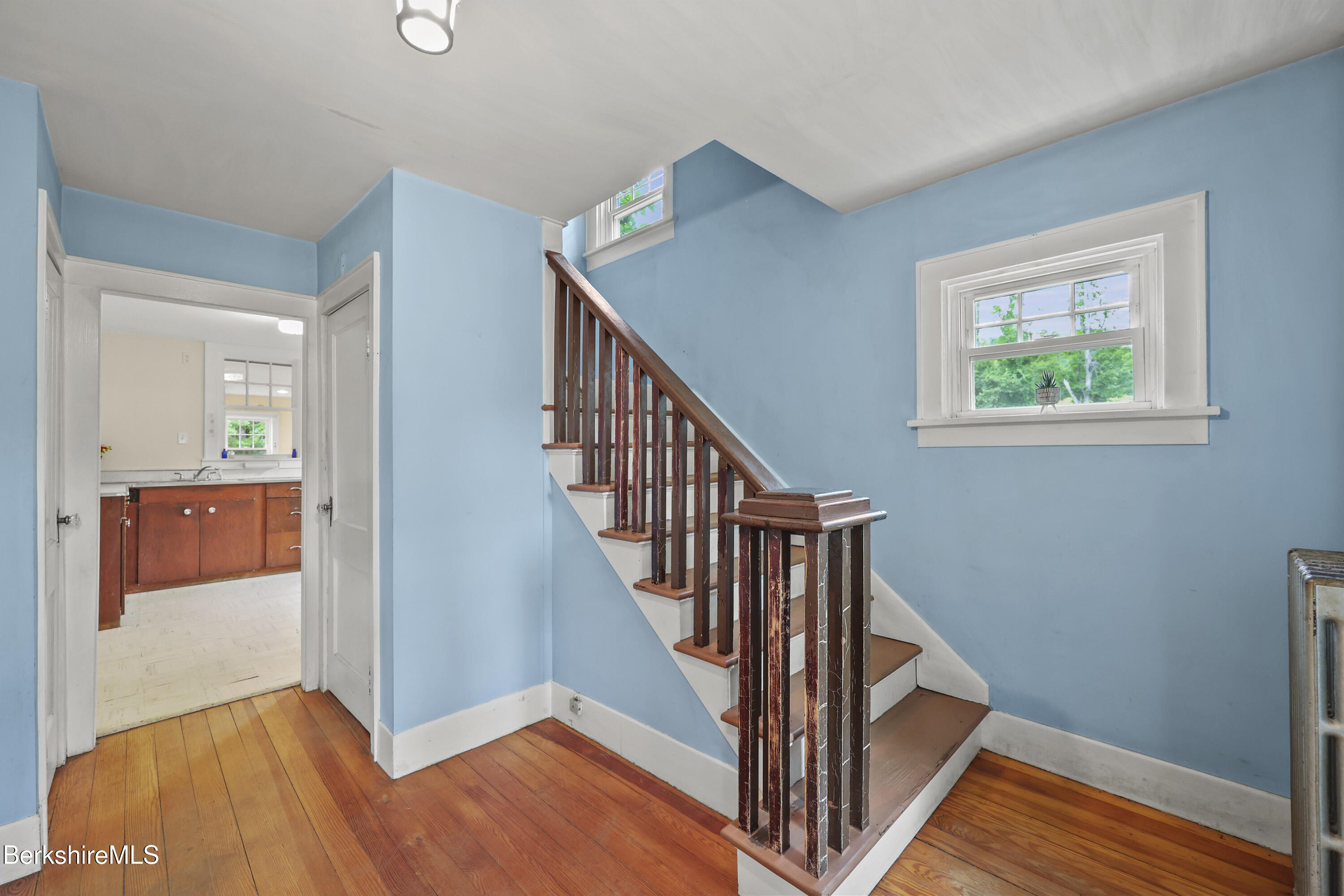 132 South Washington State Road Washington, MA 01223 - Photo 21 of 41 a view of entryway and hall with wooden floor