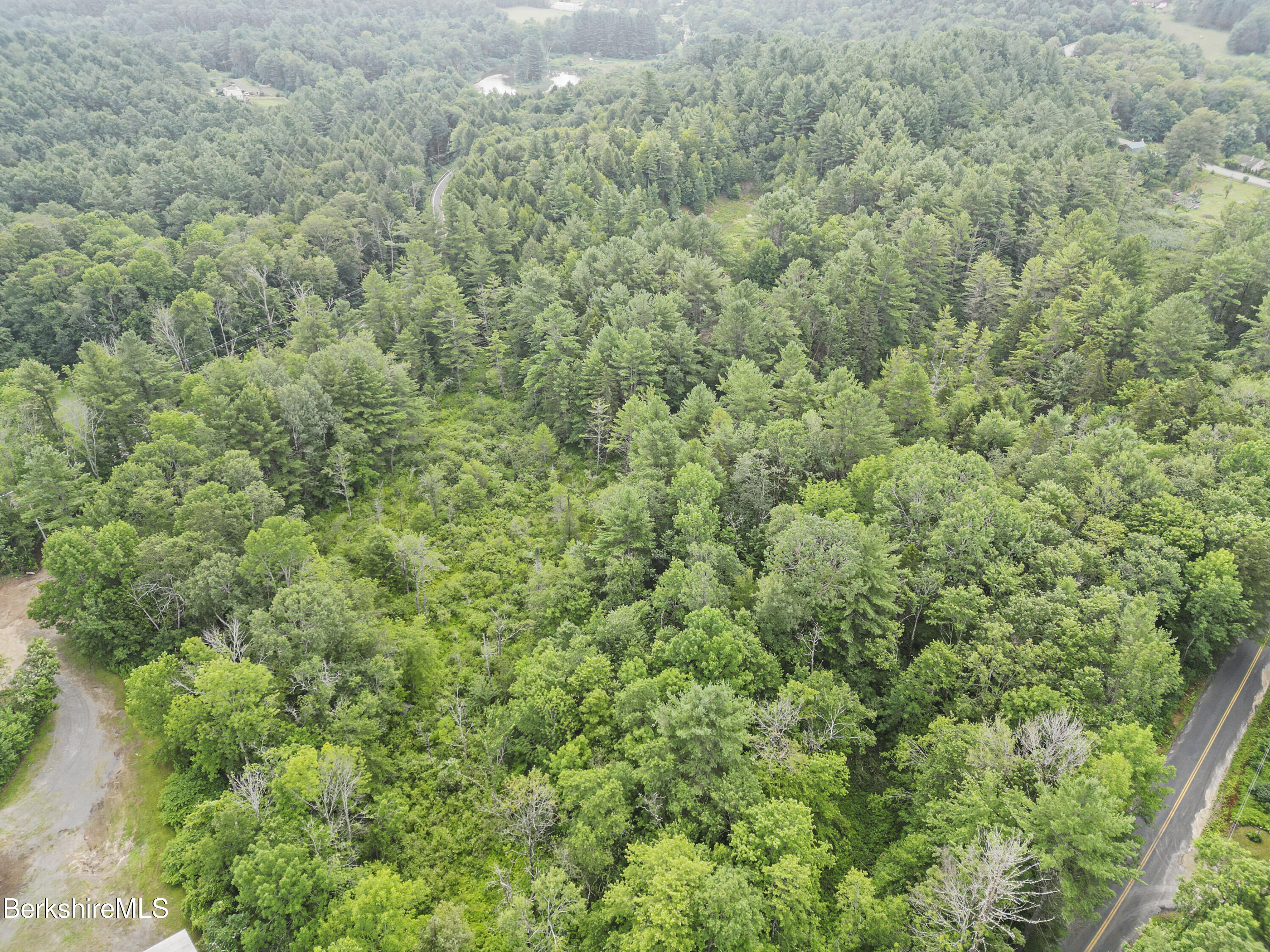 132 South Washington State Road Washington, MA 01223 - Photo 41 of 41 an aerial view of residential house with outdoor space and trees all around