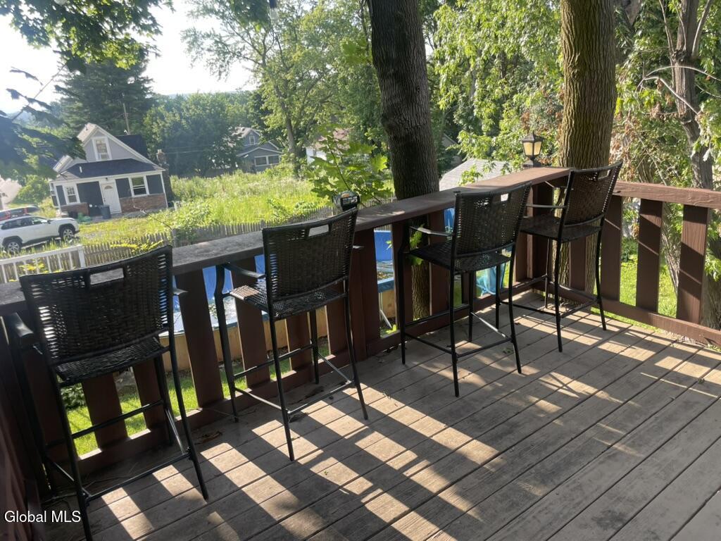2407 Lenox Road Schenectady, NY 12308 - Photo 25 of 33 Backyard Middle Deck