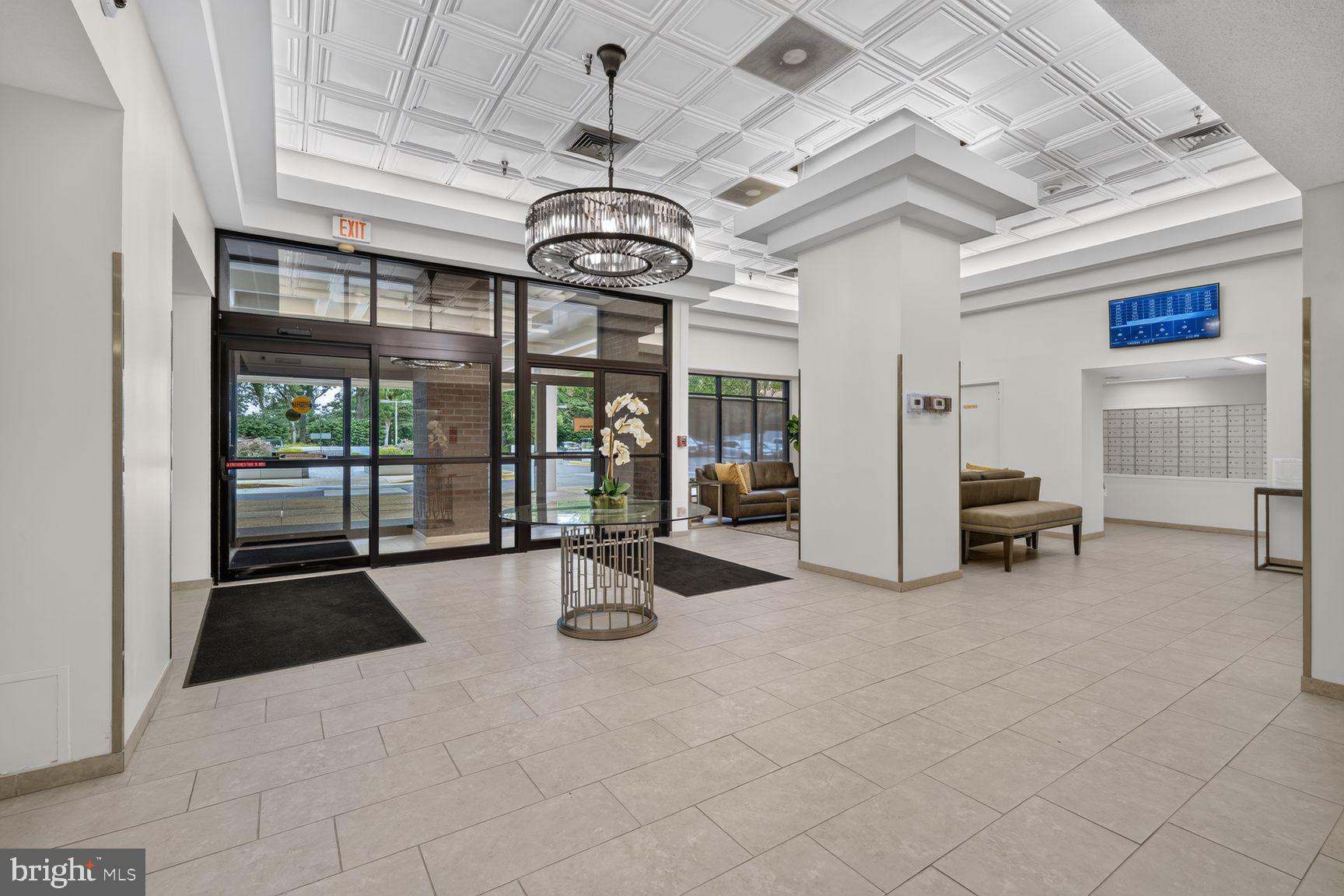 1808 Old Meadow Road, Unit 601 McLean, VA 22102 - Photo 2 of 19 Renovated Lobby