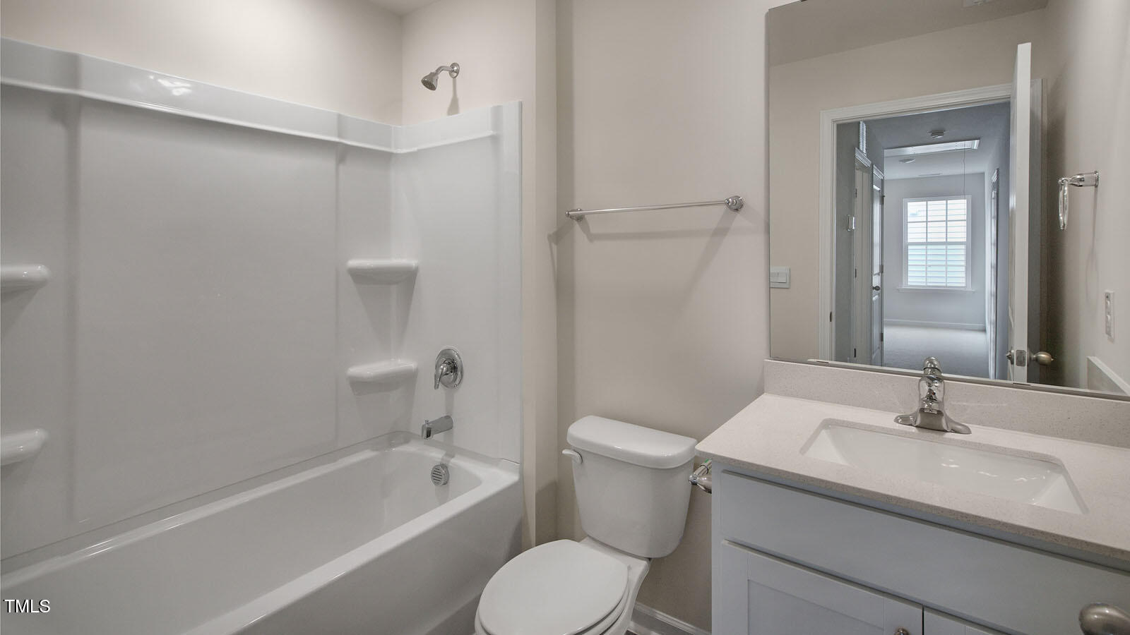 613 Stream Walk Crossing Wendell, NC 27591 - Photo 22 of 32 a bathroom with a sink toilet and shower