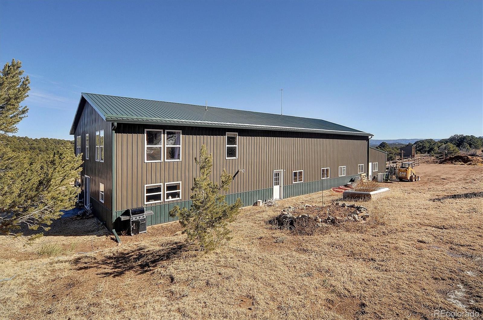 1700 Mitchell Mountain Road Westcliffe, CO 81252 - Photo 33 of 40 a backyard of a house