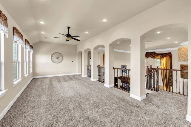 a view of an entryway with a window