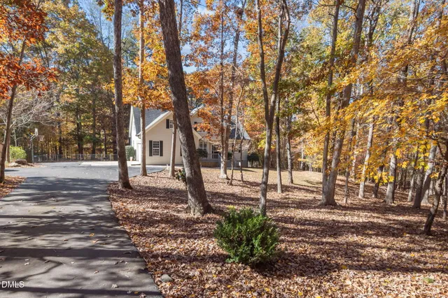 a house with trees in front of it