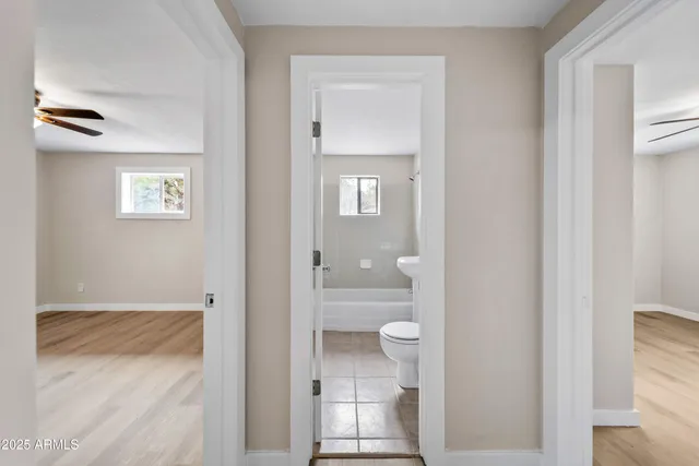 a bathroom with a toilet