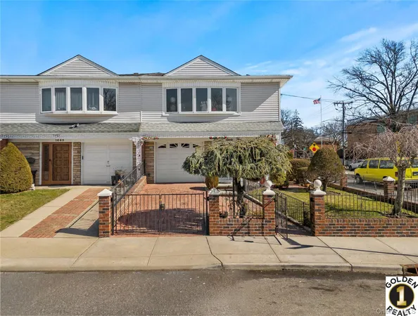 a front view of a house with entertaining space