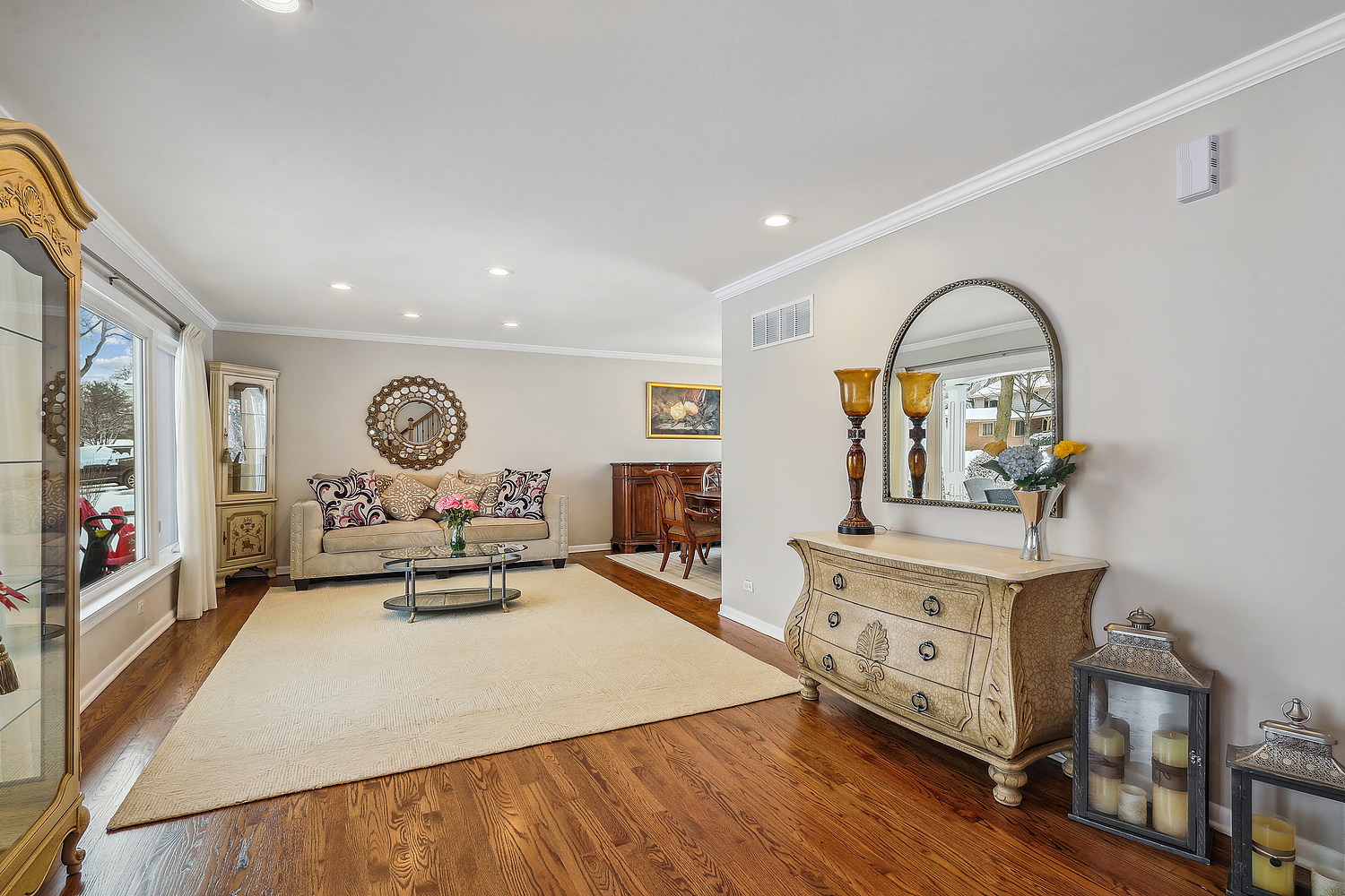 1832 Birch Road Northbrook, IL 60062 - Photo 7 of 28 a living room with furniture and a flat screen tv