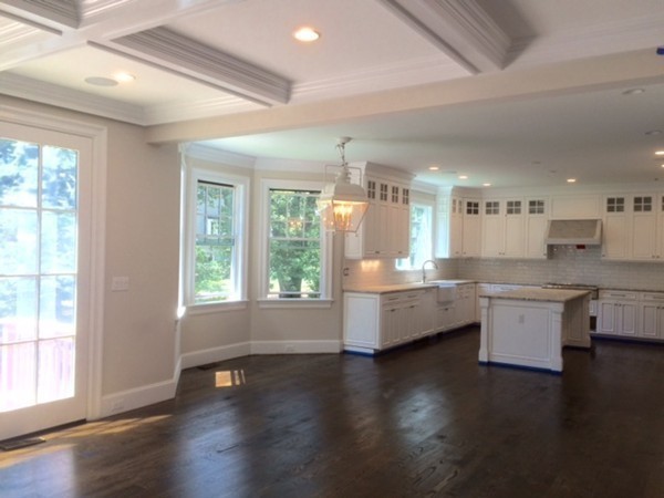 28 Bernard Road Wellesley, MA 02481 - Photo 8 of 23 a large white kitchen with a large window