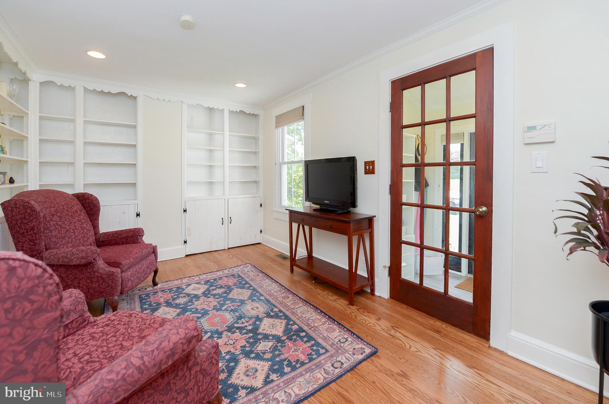 209 Riverview Road Swarthmore, PA 19081 - Photo 23 of 50 Front Living/Sitting Room with main foyer entry