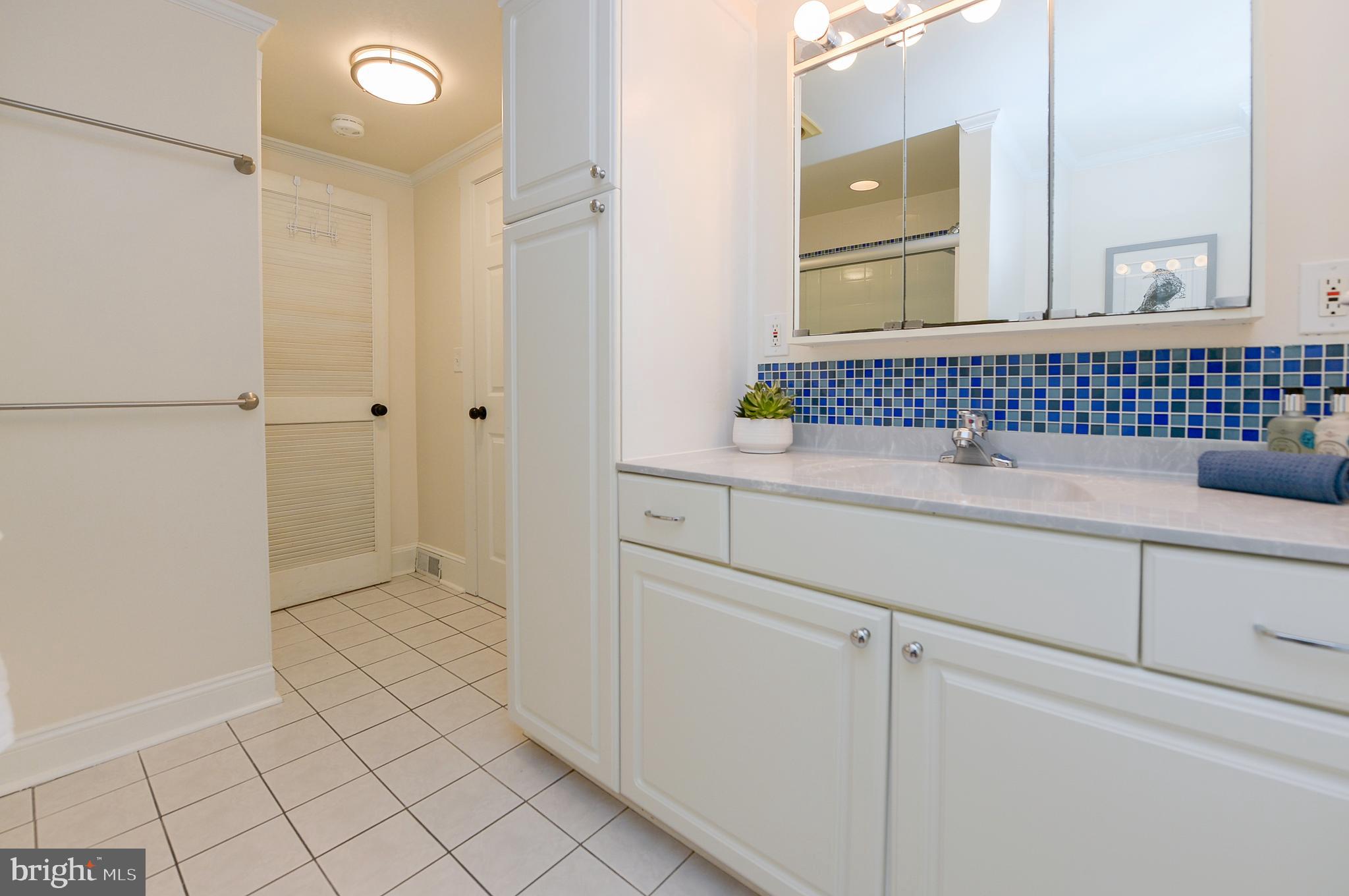 209 Riverview Road Swarthmore, PA 19081 - Photo 30 of 50 Hall Bathroom with spacious vanity