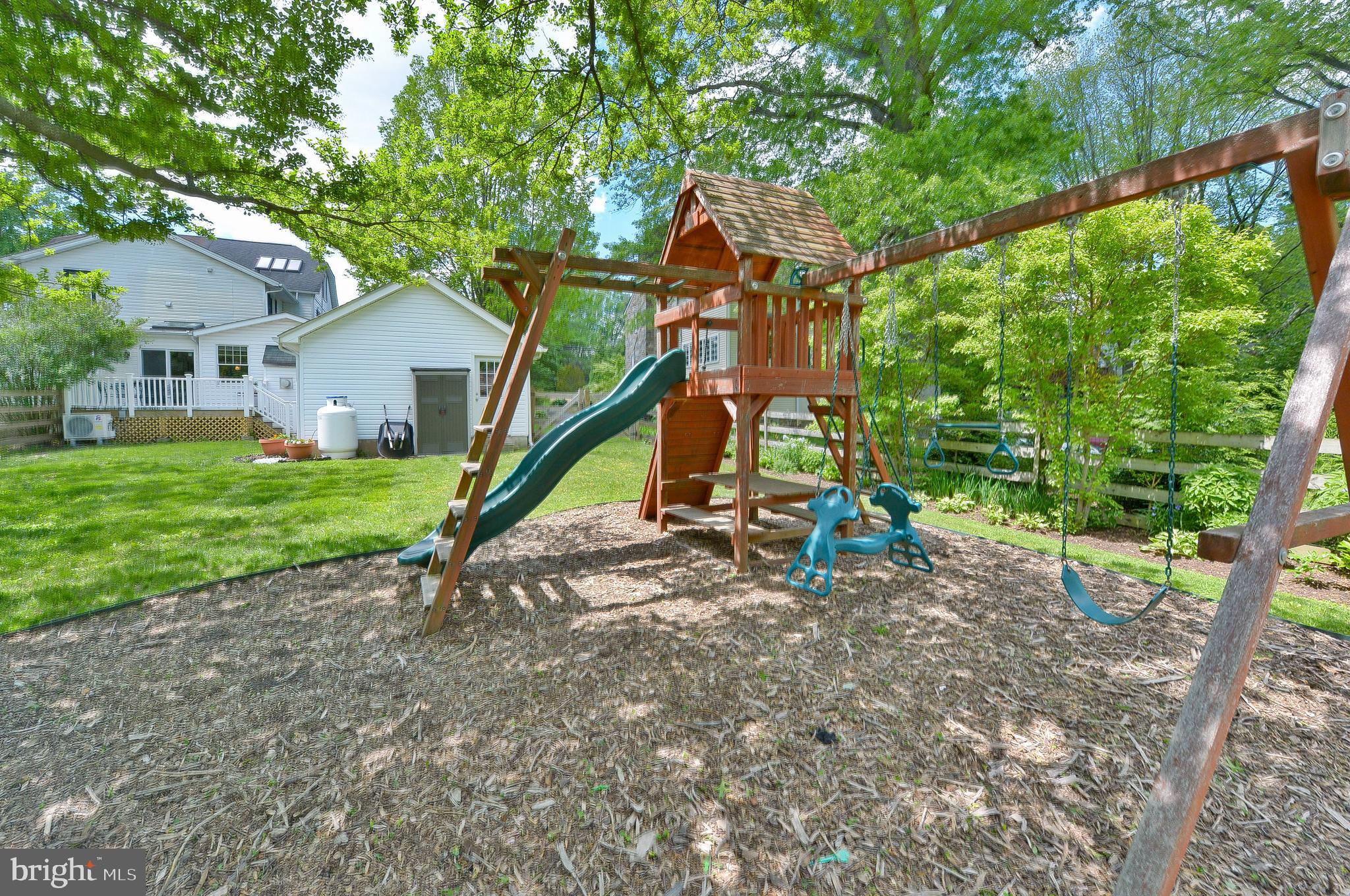 209 Riverview Road Swarthmore, PA 19081 - Photo 44 of 50 Rear Yard Play Space