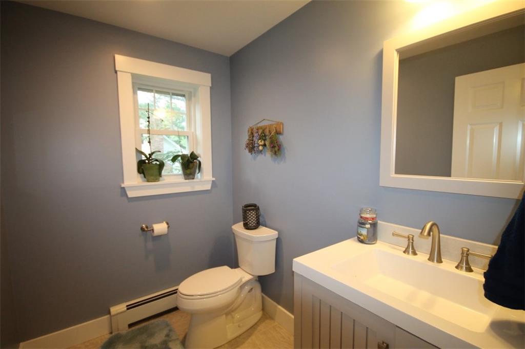 8 Meadow Cove Road East Boothbay, ME 04544 - Photo 12 of 25 The first floor half bath with sink...