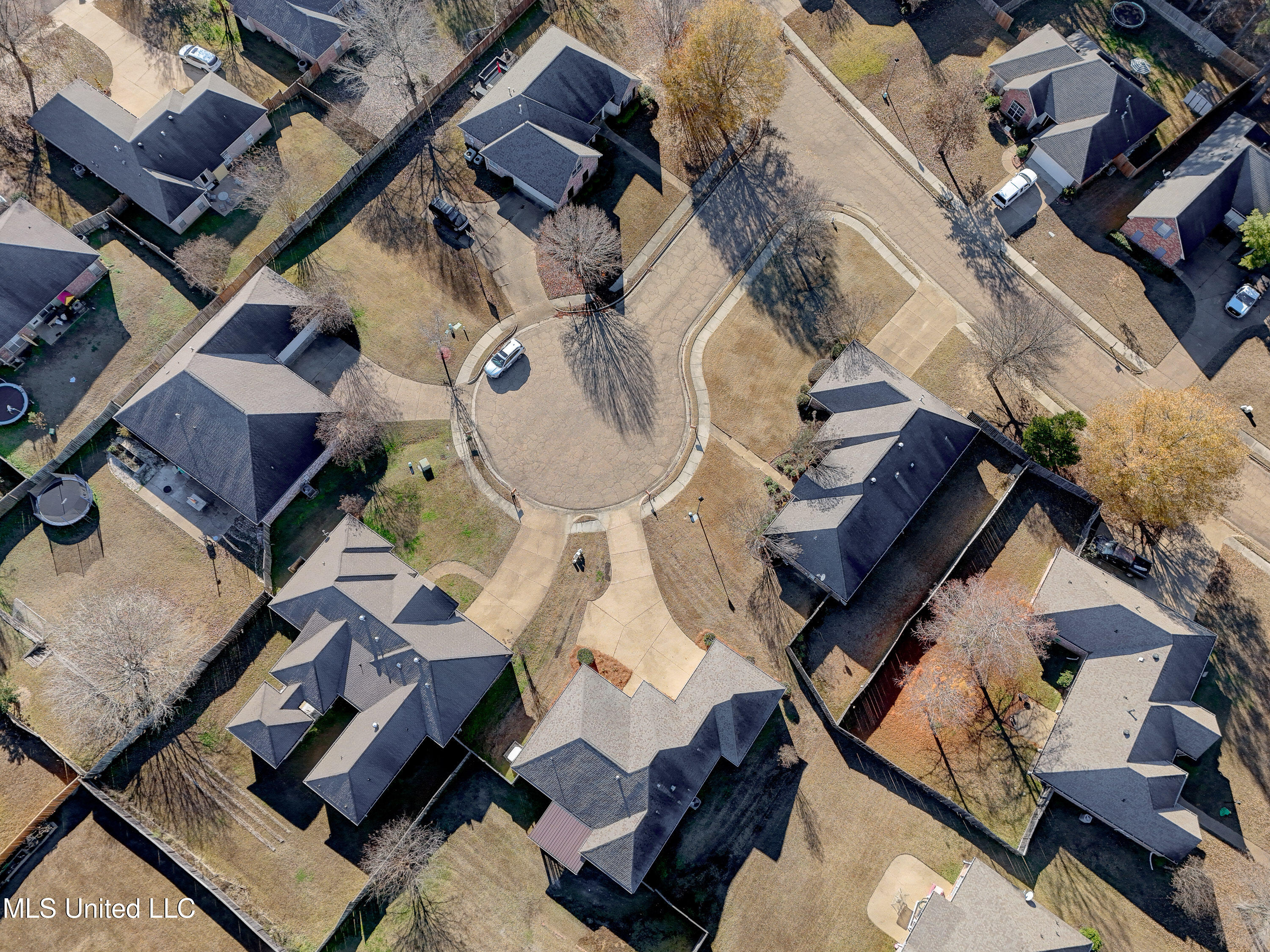 101 Burnham Court Clinton, MS 39056 - Photo 43 of 50 Aerial Cul-de-Sac View