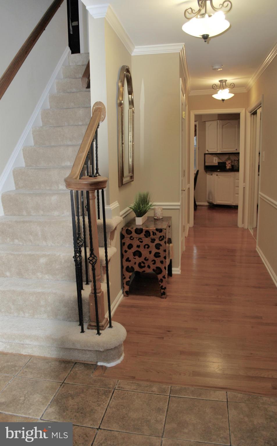 Spacious foyer