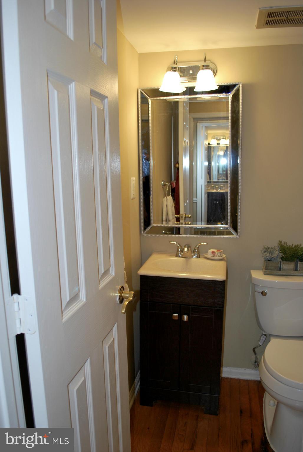 Newly renovated half bath