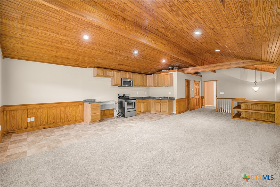 233 Post Oak Bend Inez, TX 77968 - Photo 31 of 45 a view of a garage with furniture