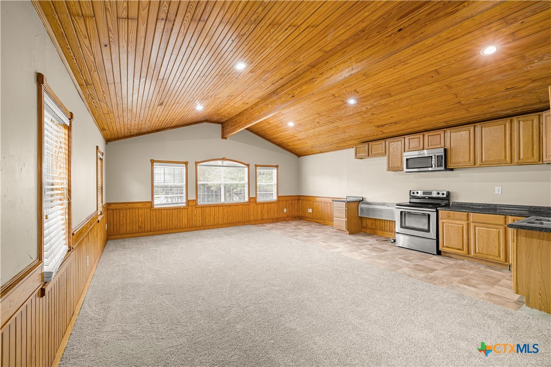 233 Post Oak Bend Inez, TX 77968 - Photo 32 of 45 a view of an empty room with kitchen