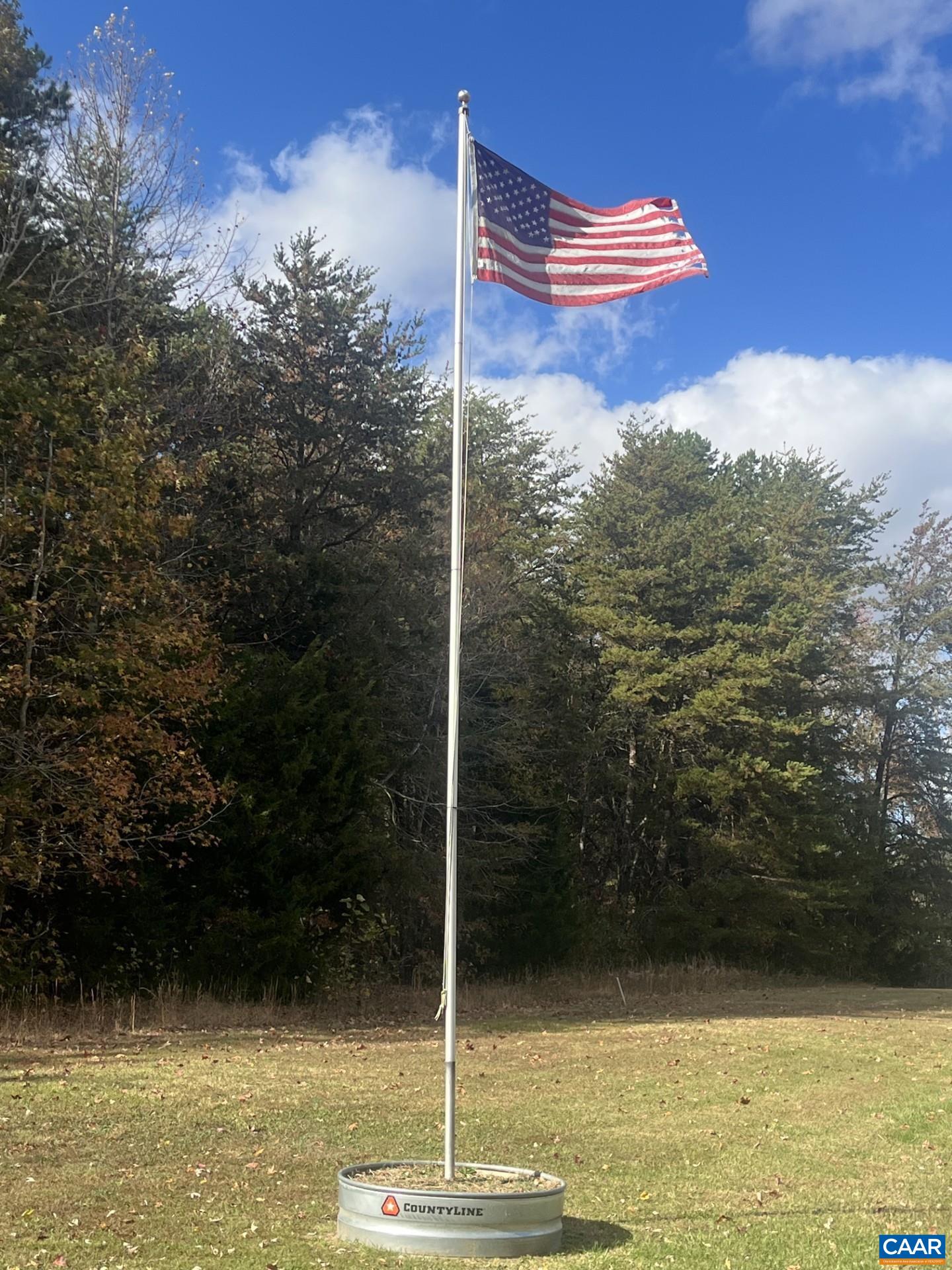916 Hensley Road Mineral, VA 23117 - Photo 47 of 66 Front yard Flagpole