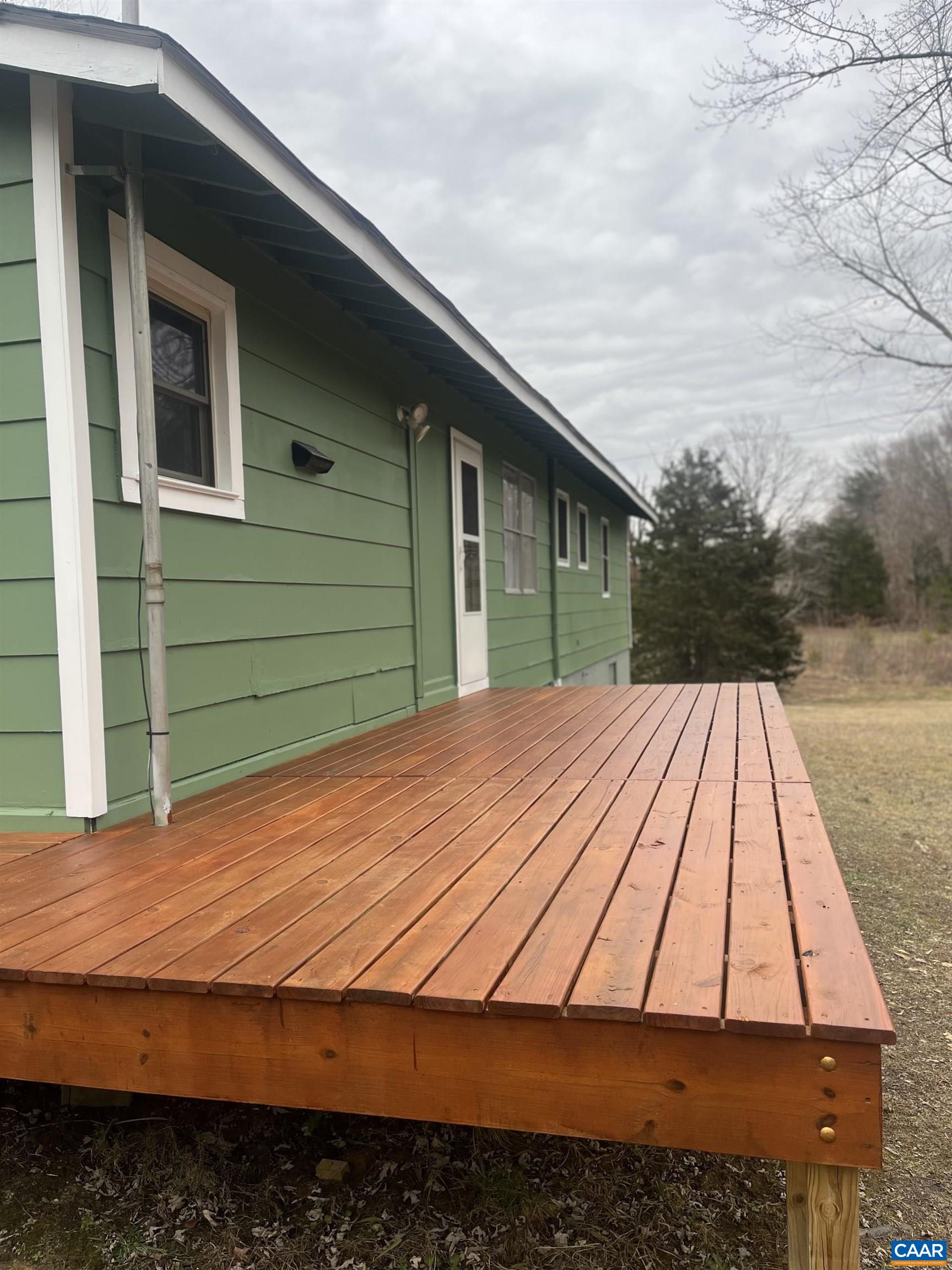 Rear deck