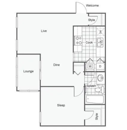 $1,165 | 1805 Roswell Road, Unit 29R, Marietta, GA 30062