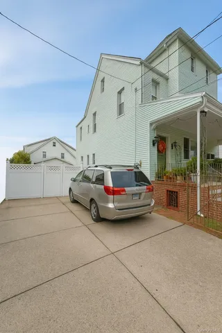 a car parked in front of house