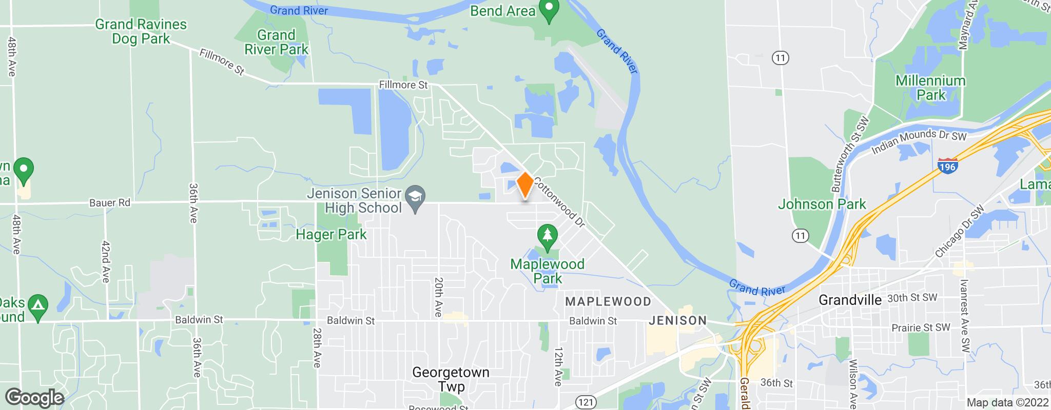 1414 Bauer Road Jenison, MI 49428 - Photo 39 of 39 1414 Bauer Rd map