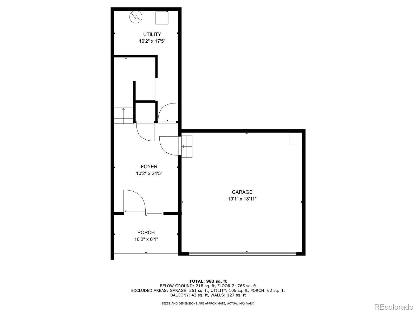 2222 Valentia Street Denver, CO 80238 - Photo 24 of 26 a picture of a bench in front of a wall