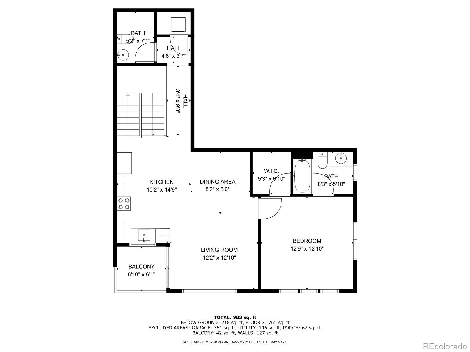 2222 Valentia Street Denver, CO 80238 - Photo 25 of 26 a picture of a bench in front of a wall