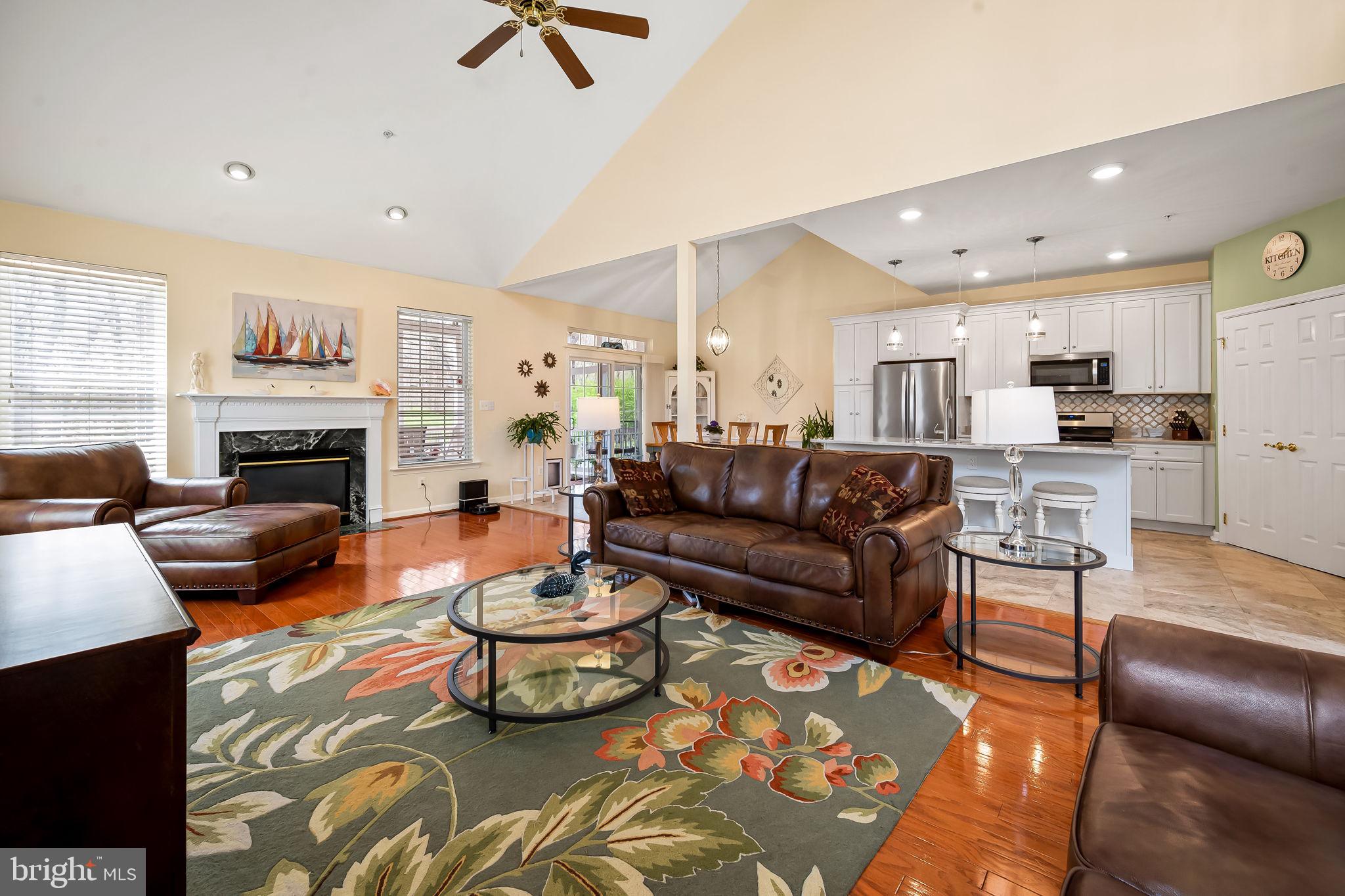 2015 Colgate Circle Forest Hill, MD 21050 - Photo 50 of 50 a living room with furniture a fireplace and a flat screen tv
