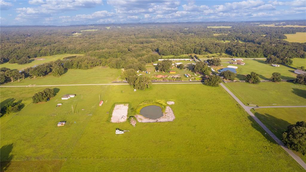 2425 Cr 546a Bushnell Bushnell, FL 33513 - Photo 5 of 15 an aerial view of residential houses with outdoor space