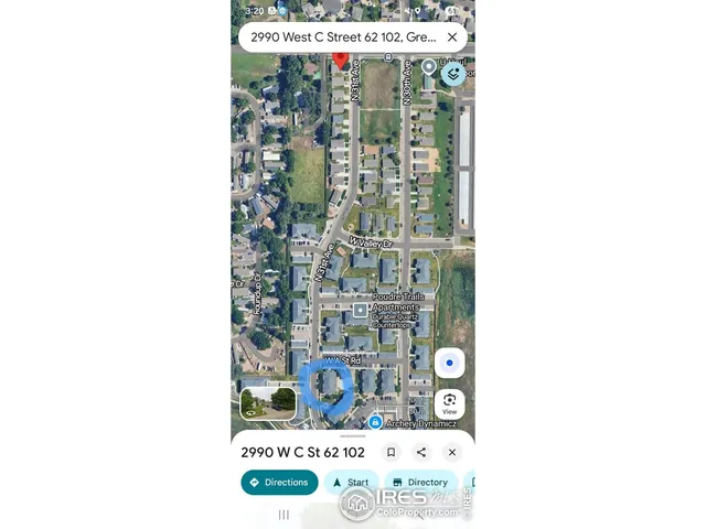 a bird view of a building