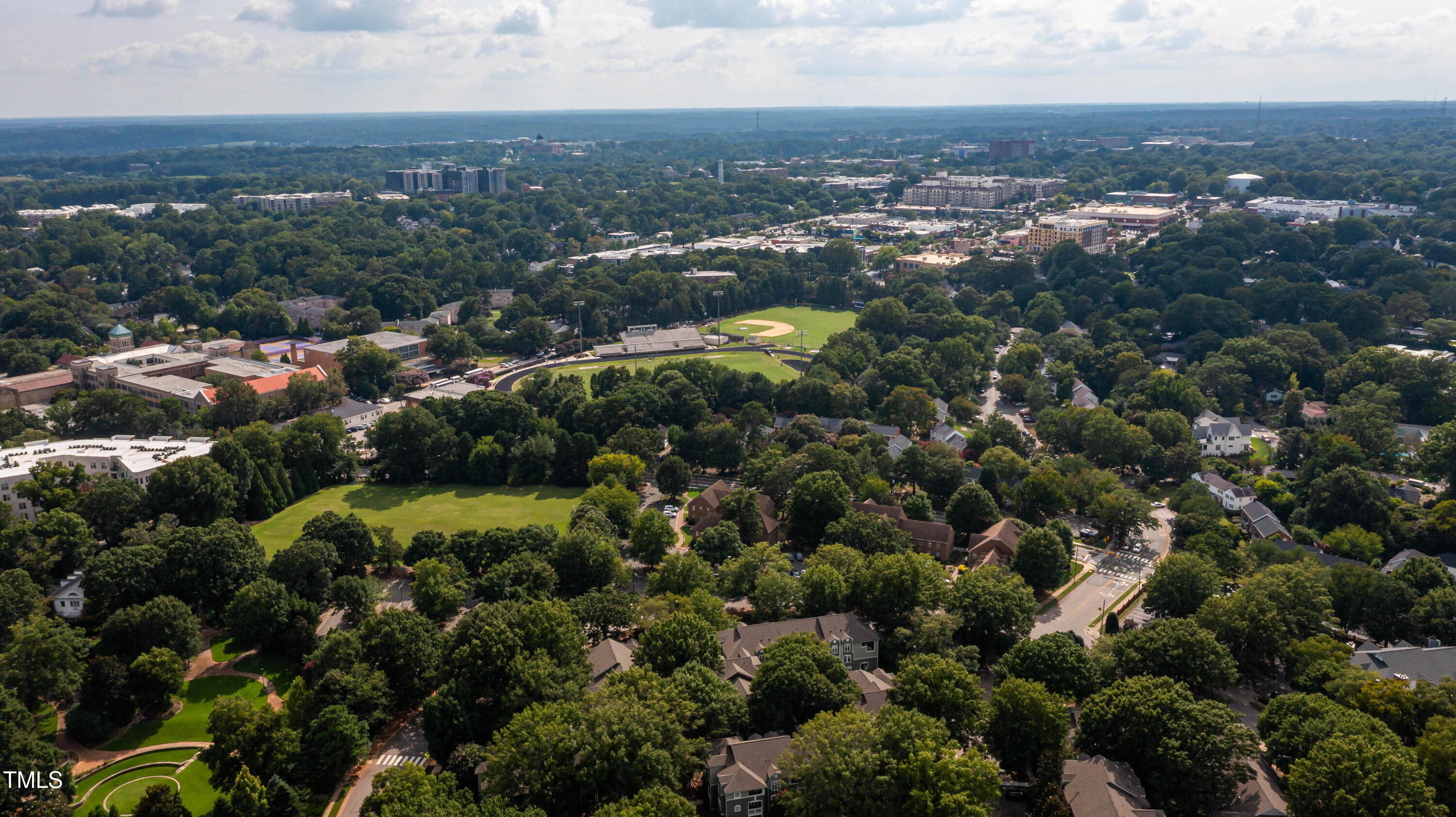 1211 Westview Lane, Unit 201 Raleigh, NC 27605 - Photo 29 of 40 an aerial view of multiple house