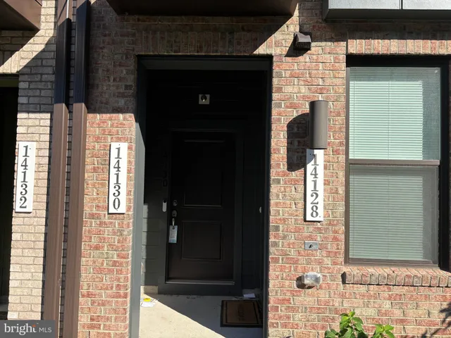 a view of a door of the house