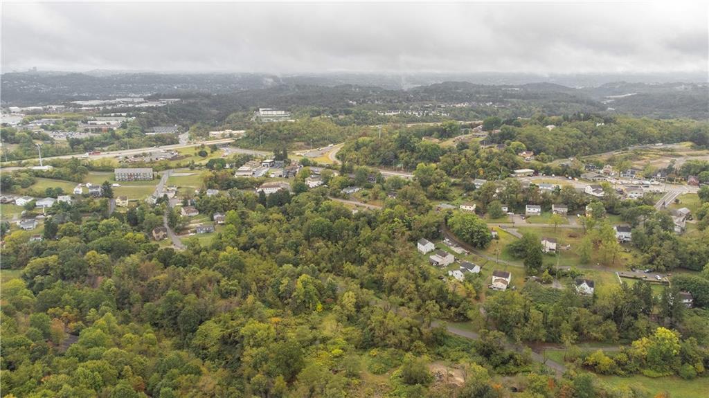 Parcel Id# 0205-d28900000 Moon Run Road McKees Rocks, PA 15136 - Photo 9 of 16 an aerial view of residential houses with city view and mountain view