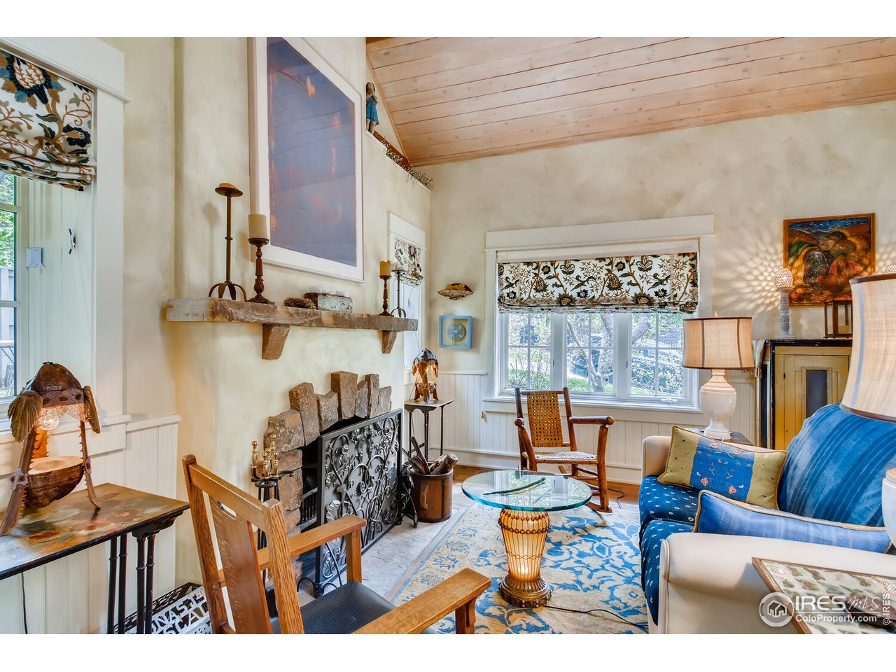 2123 4th Street Boulder, CO 80302 - Photo 6 of 40 a living room with furniture and a wooden floor