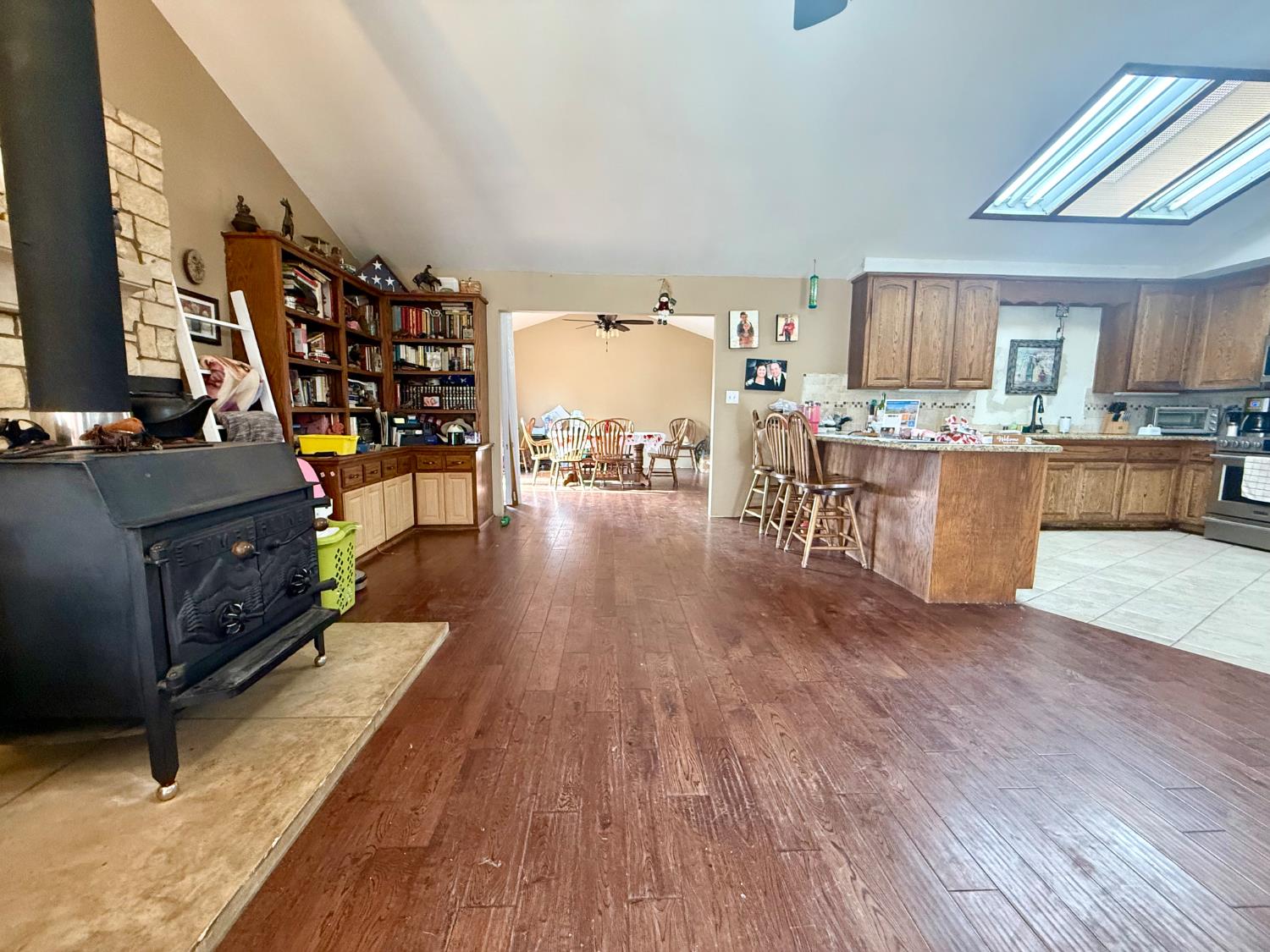 3536 Burson Road Valley Springs, CA 95252 - Photo 15 of 91 a living room with furniture and a wooden floor