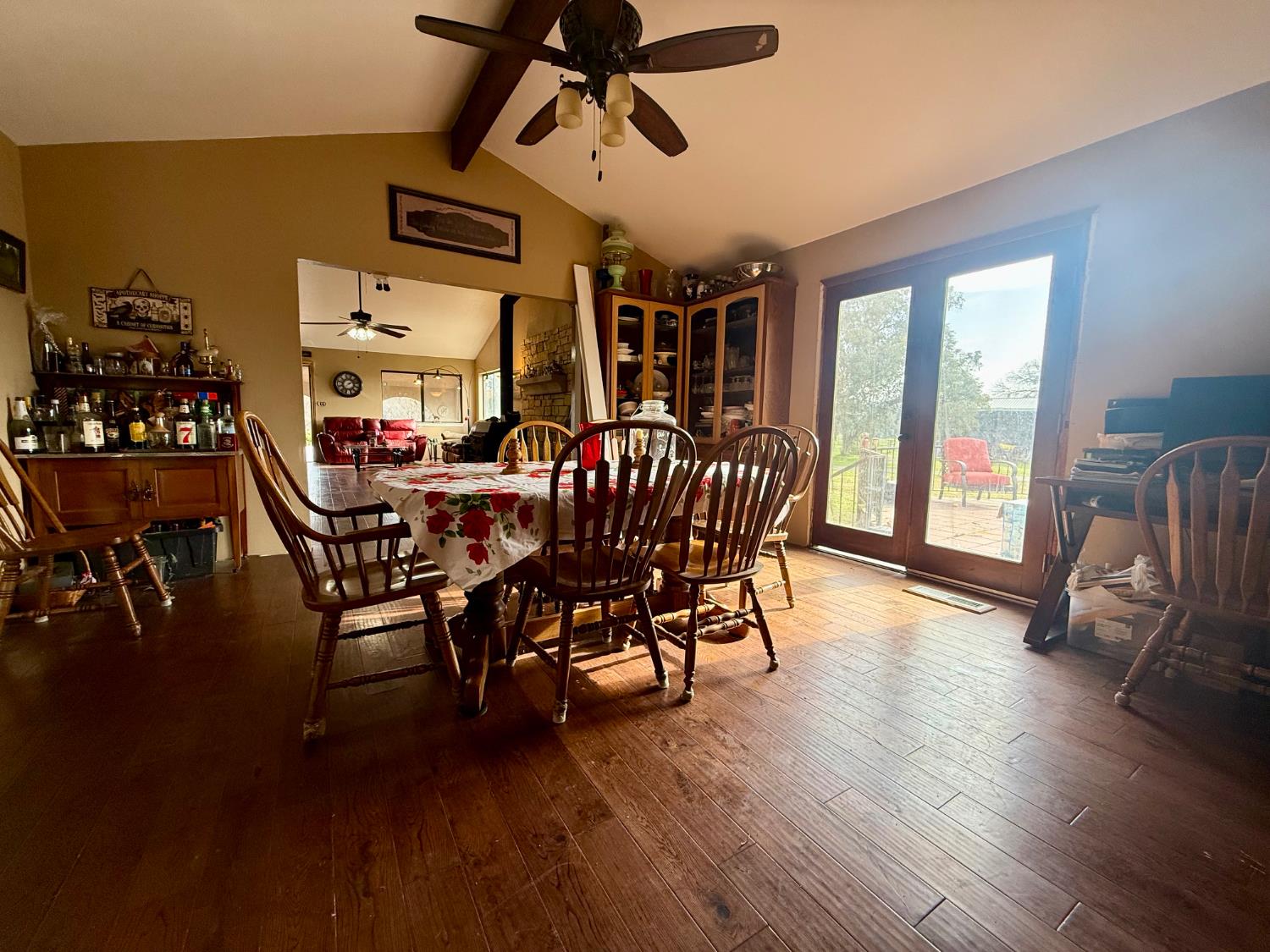 3536 Burson Road Valley Springs, CA 95252 - Photo 26 of 91 a view of a dining room with furniture window and wooden floor