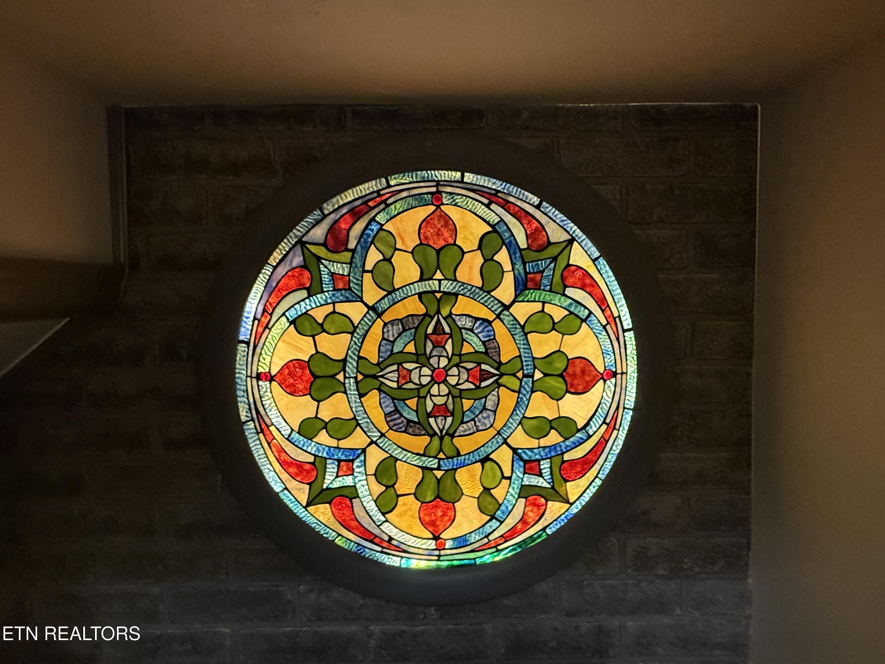 4039 Barb Hollow Road Walland, TN 37886 - Photo 34 of 46 Stained glass medallion
