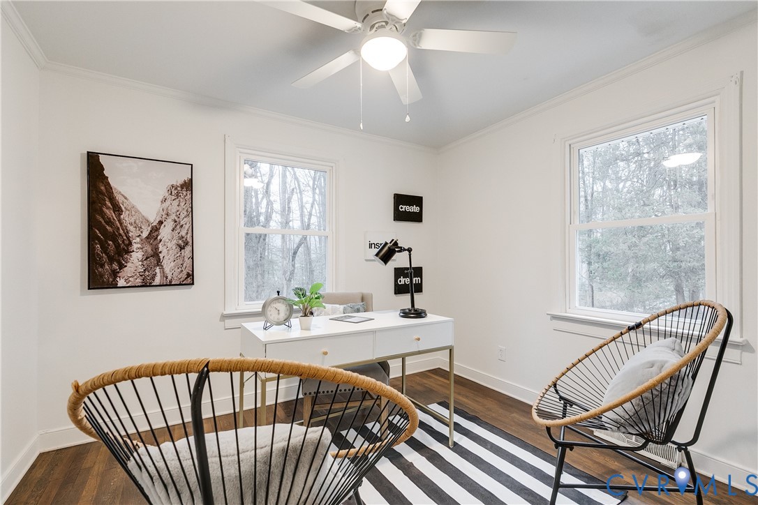 763 Oak Spring Lane Manakin-Sabot, VA 23103 - Photo 16 of 19 a view of a dining room with furniture window and outside view