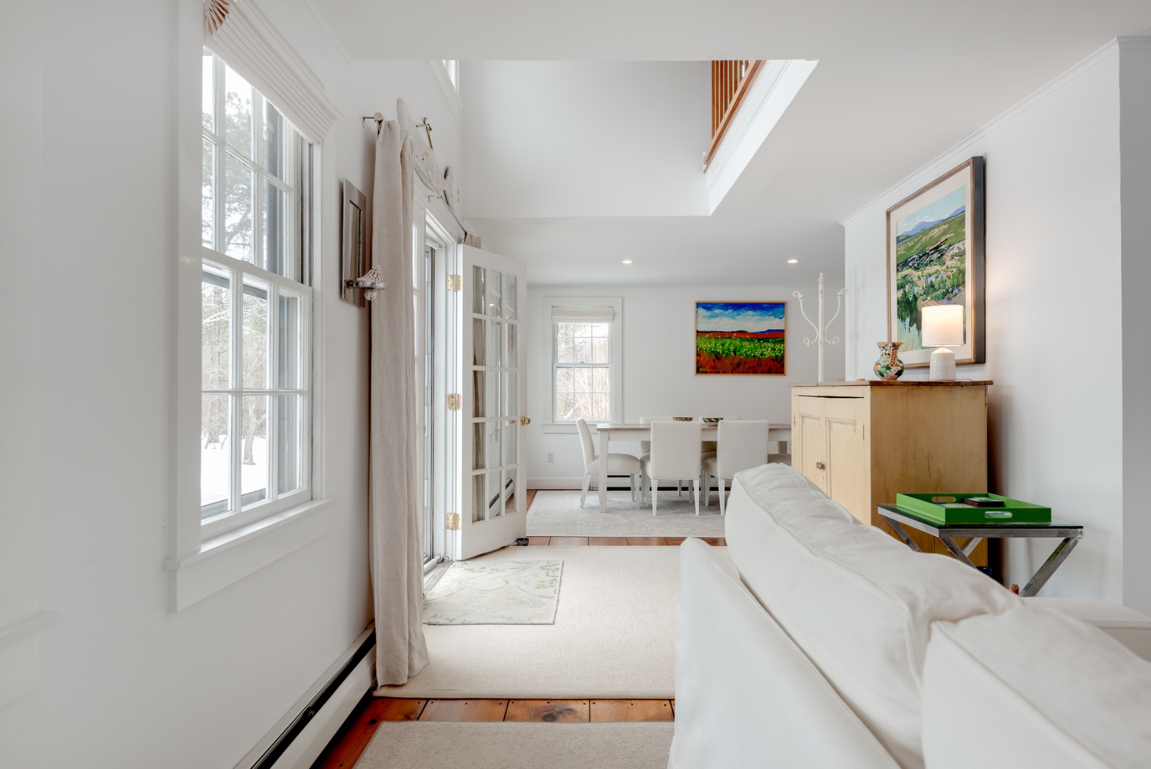 11 Sesapana Road Nantucket, MA 02554 - Photo 6 of 37 a living room with furniture and a flat screen tv