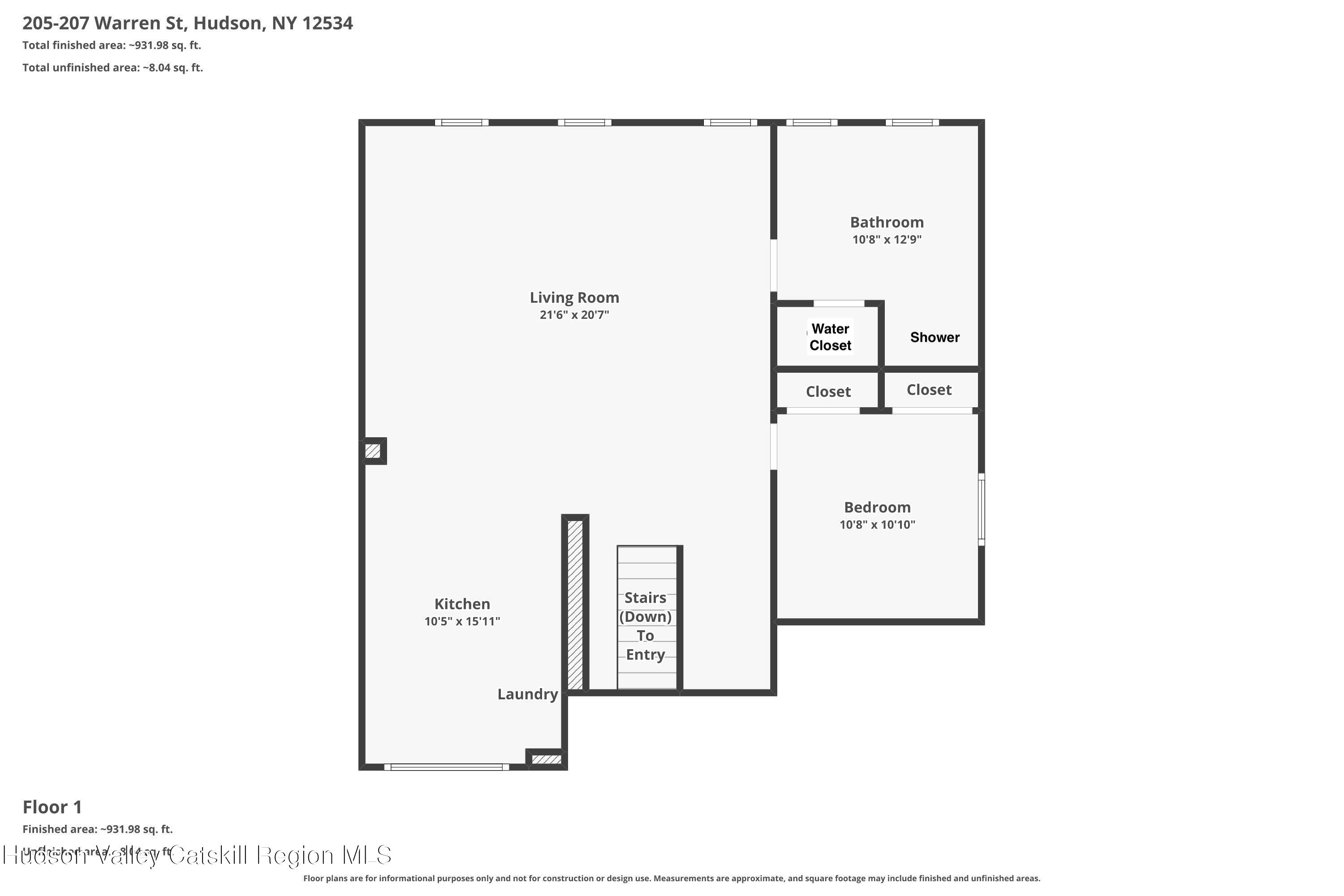 205 Warren Street, Unit 3 Hudson, NY 12534 - Photo 26 of 26 Floor-1