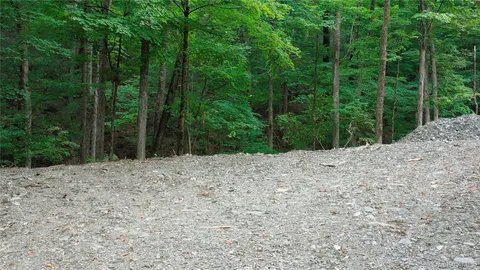 a view of a backyard of the house