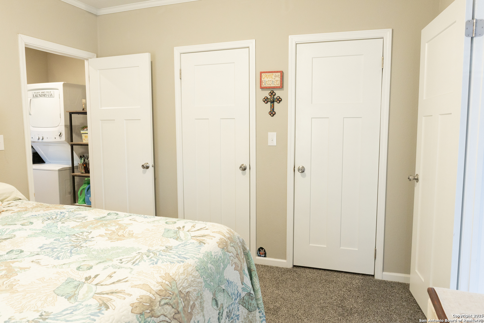 118 Flatrock Lane Junction, TX 76849 - Photo 7 of 18 a view of a bedroom with wooden floor and bathroom